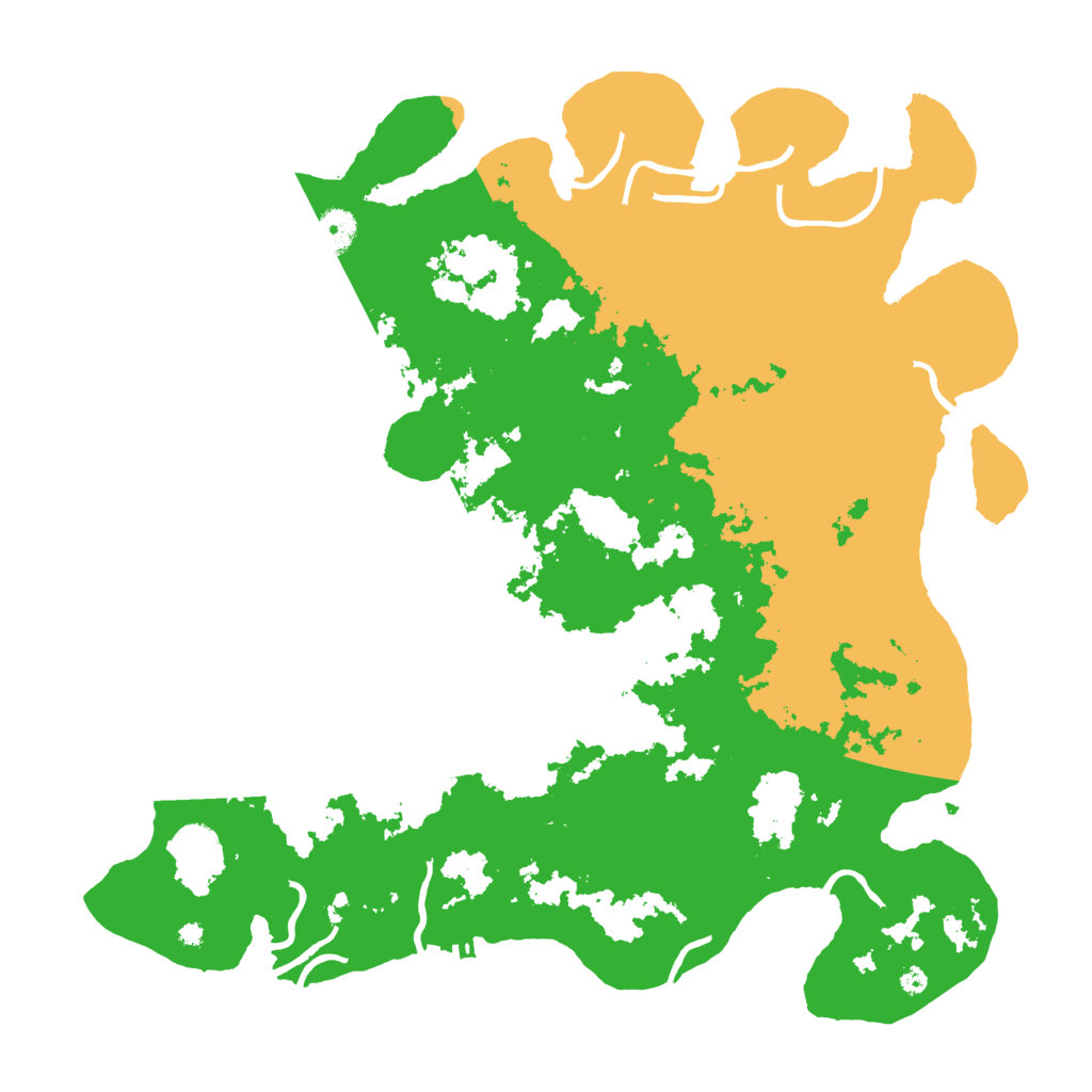 Biome Rust Map: Procedural Map, Size: 4200, Seed: 878724676