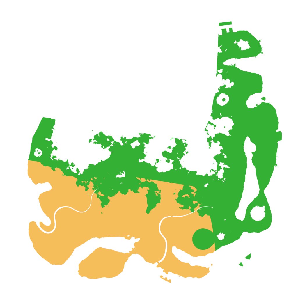 Biome Rust Map: Procedural Map, Size: 3700, Seed: 112