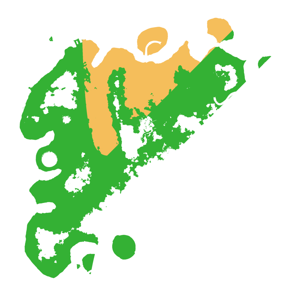 Biome Rust Map: Procedural Map, Size: 3500, Seed: 64342004