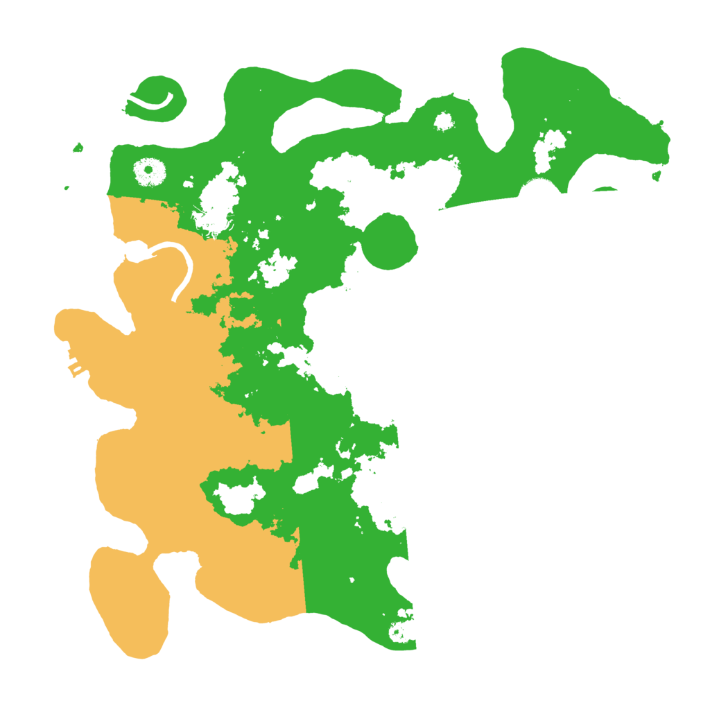 Biome Rust Map: Procedural Map, Size: 3500, Seed: 34747388