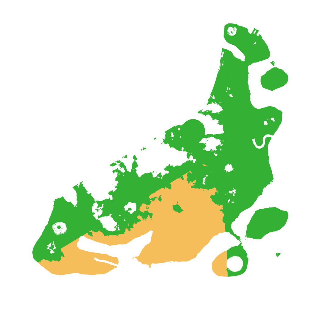 Biome Rust Map: Procedural Map, Size: 3500, Seed: 2125287930