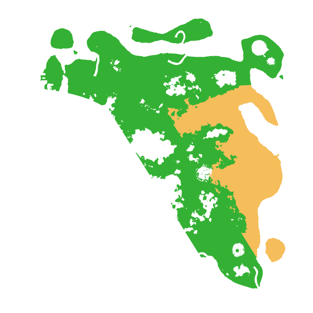Biome Rust Map: Procedural Map, Size: 3650, Seed: 62666