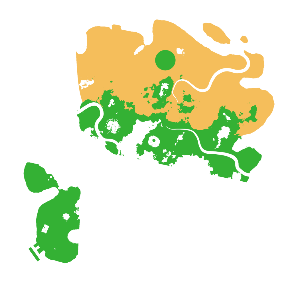 Biome Rust Map: Procedural Map, Size: 3800, Seed: 81831482