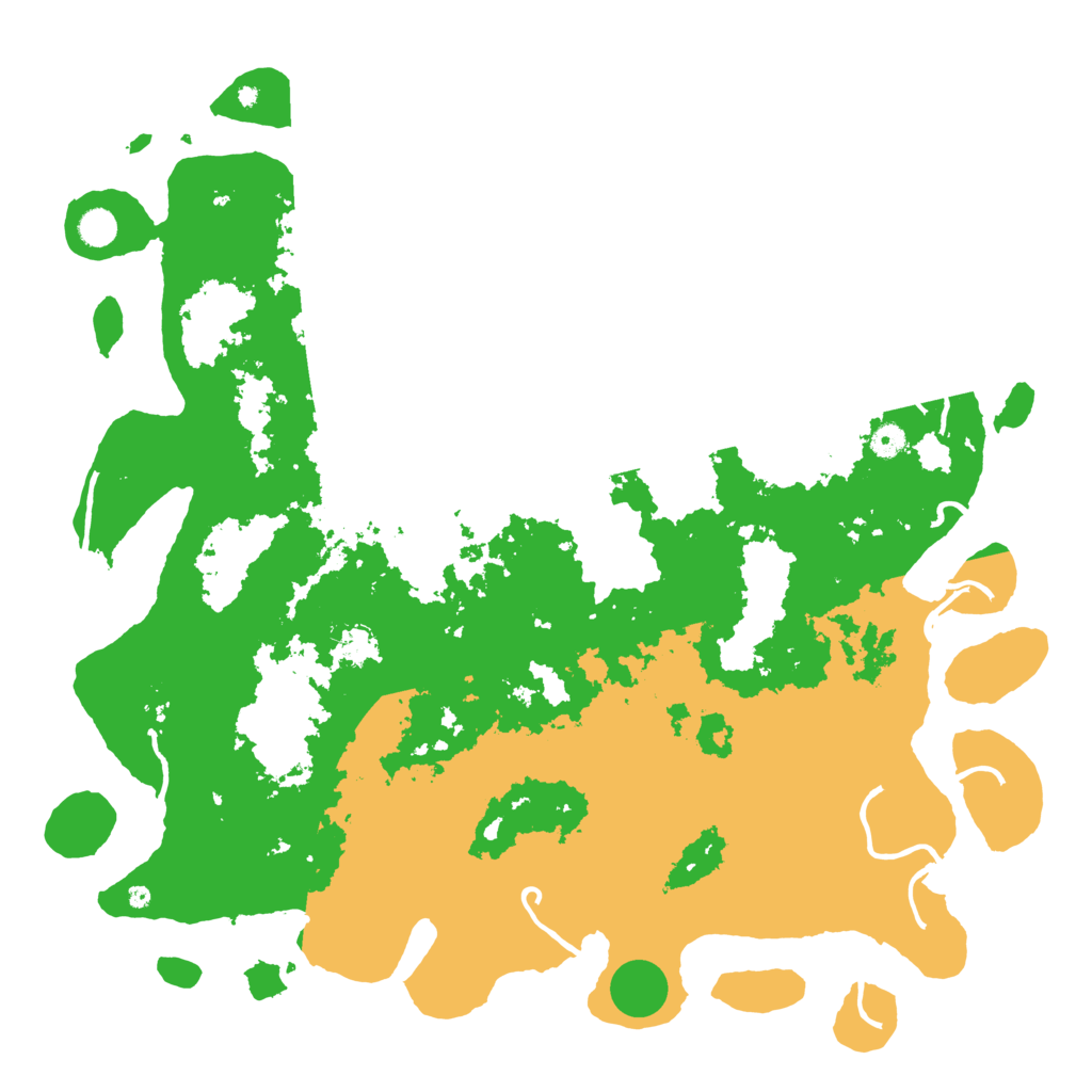 Biome Rust Map: Procedural Map, Size: 5000, Seed: 42887438