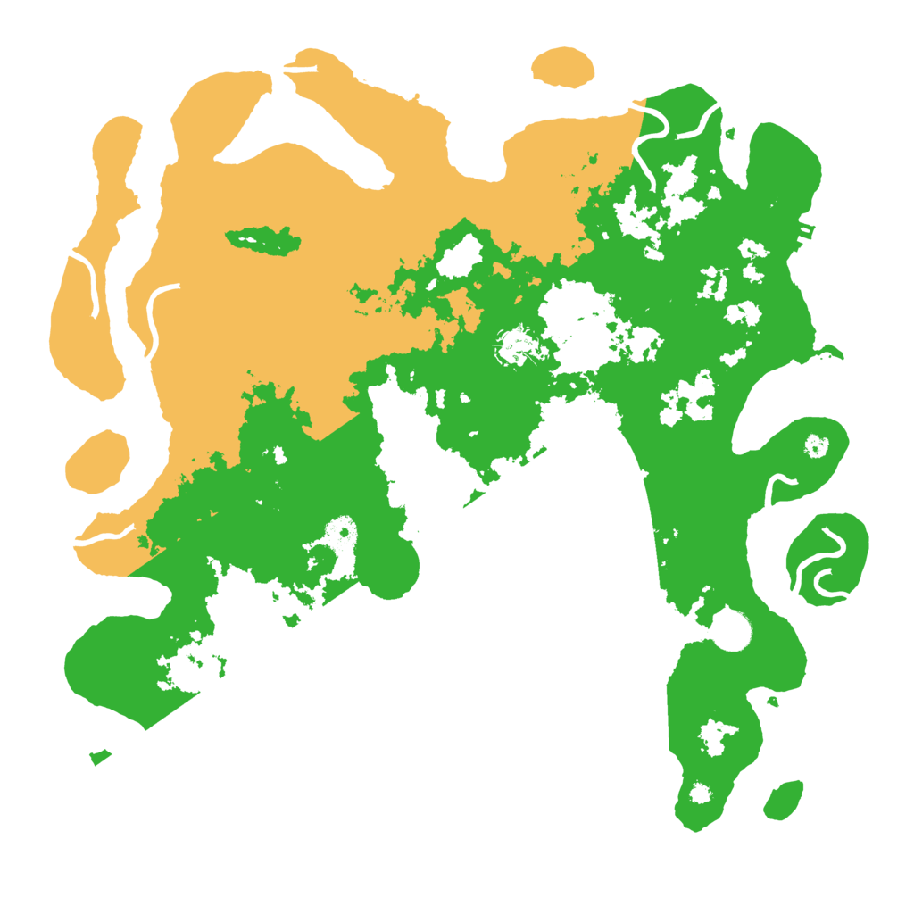 Biome Rust Map: Procedural Map, Size: 4000, Seed: 956262