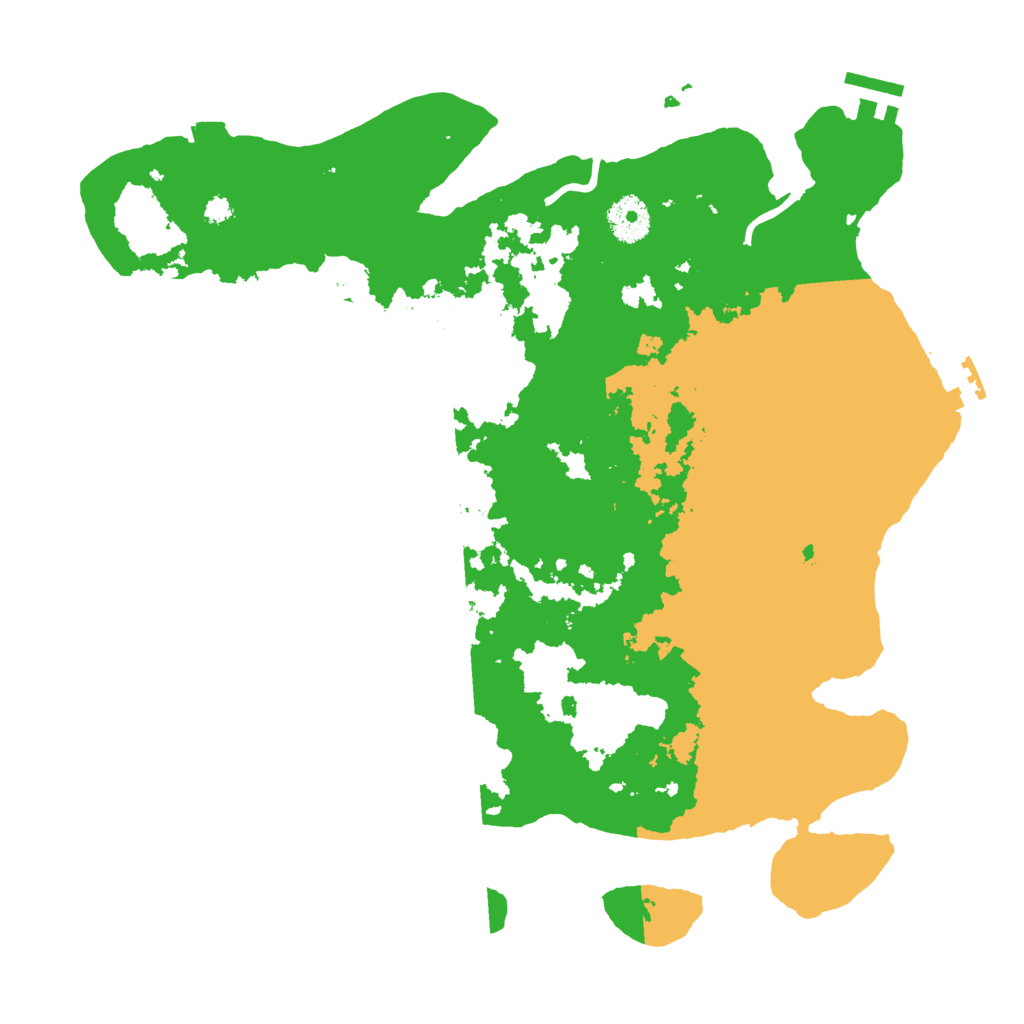 Biome Rust Map: Procedural Map, Size: 3500, Seed: 365024044