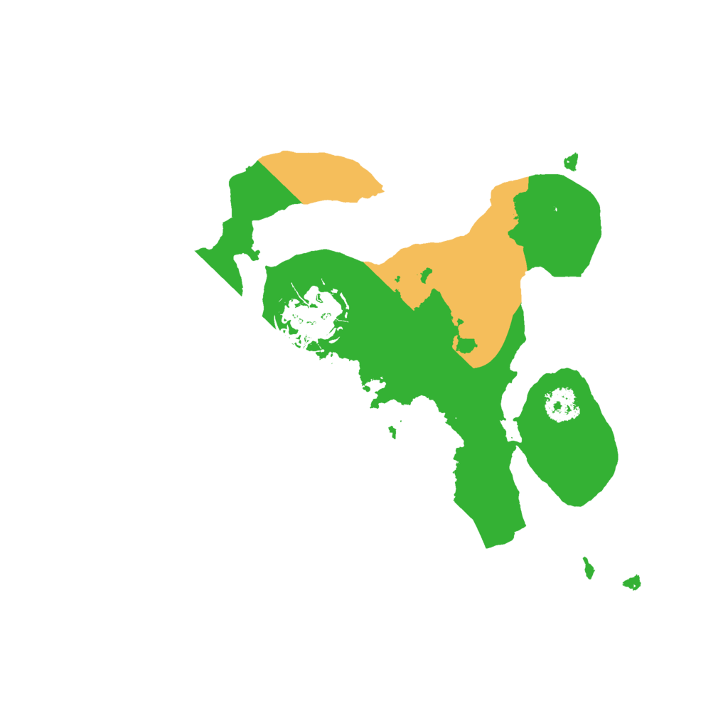 Biome Rust Map: Procedural Map, Size: 2200, Seed: 411826950