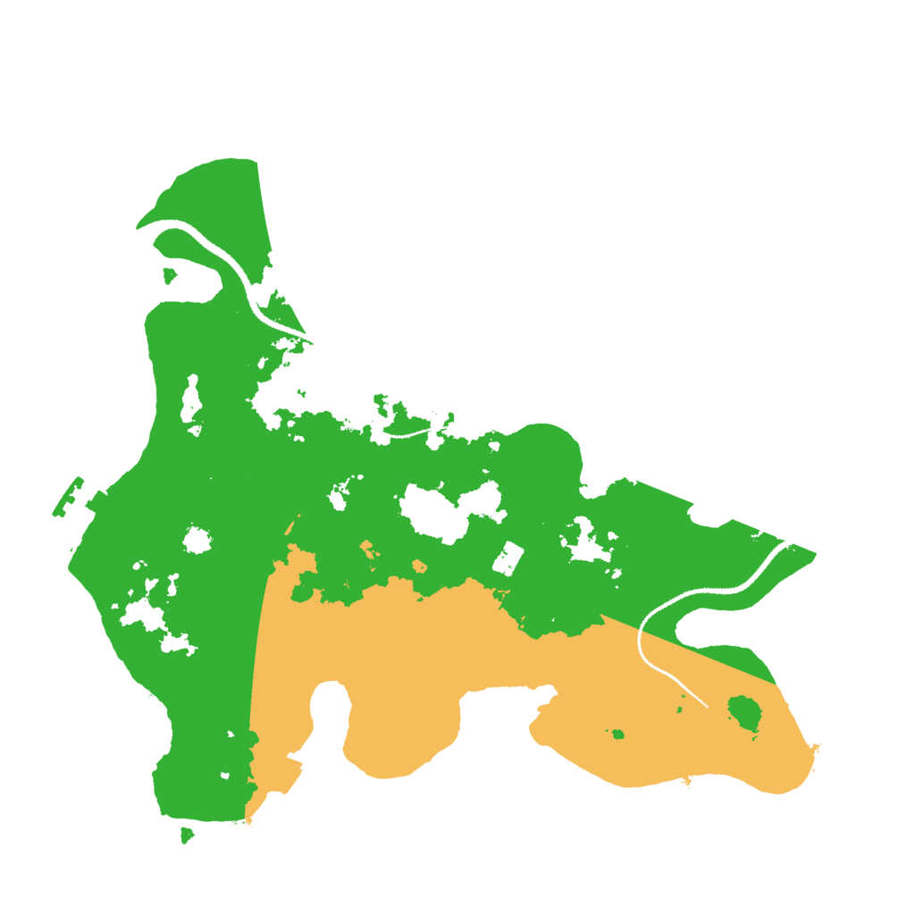 Biome Rust Map: Procedural Map, Size: 3000, Seed: 90475