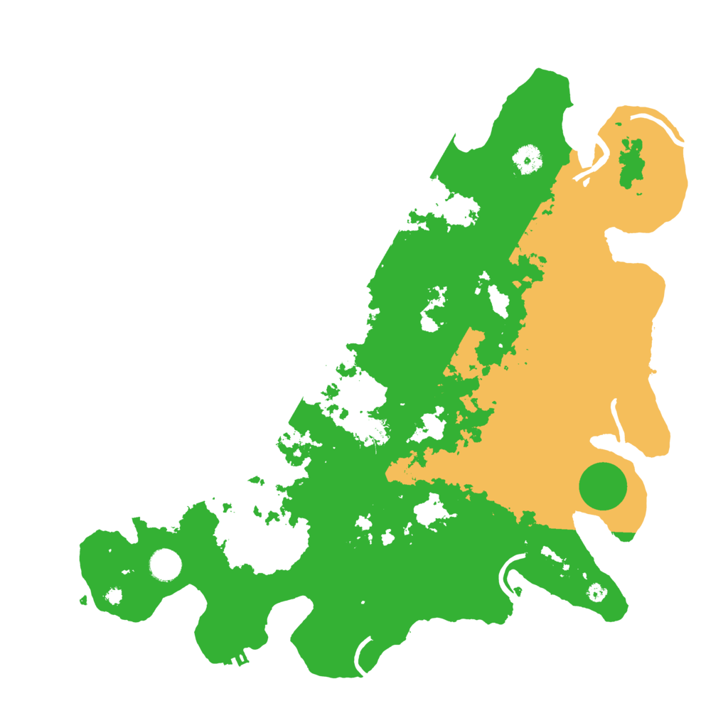 Biome Rust Map: Procedural Map, Size: 4000, Seed: 22343443
