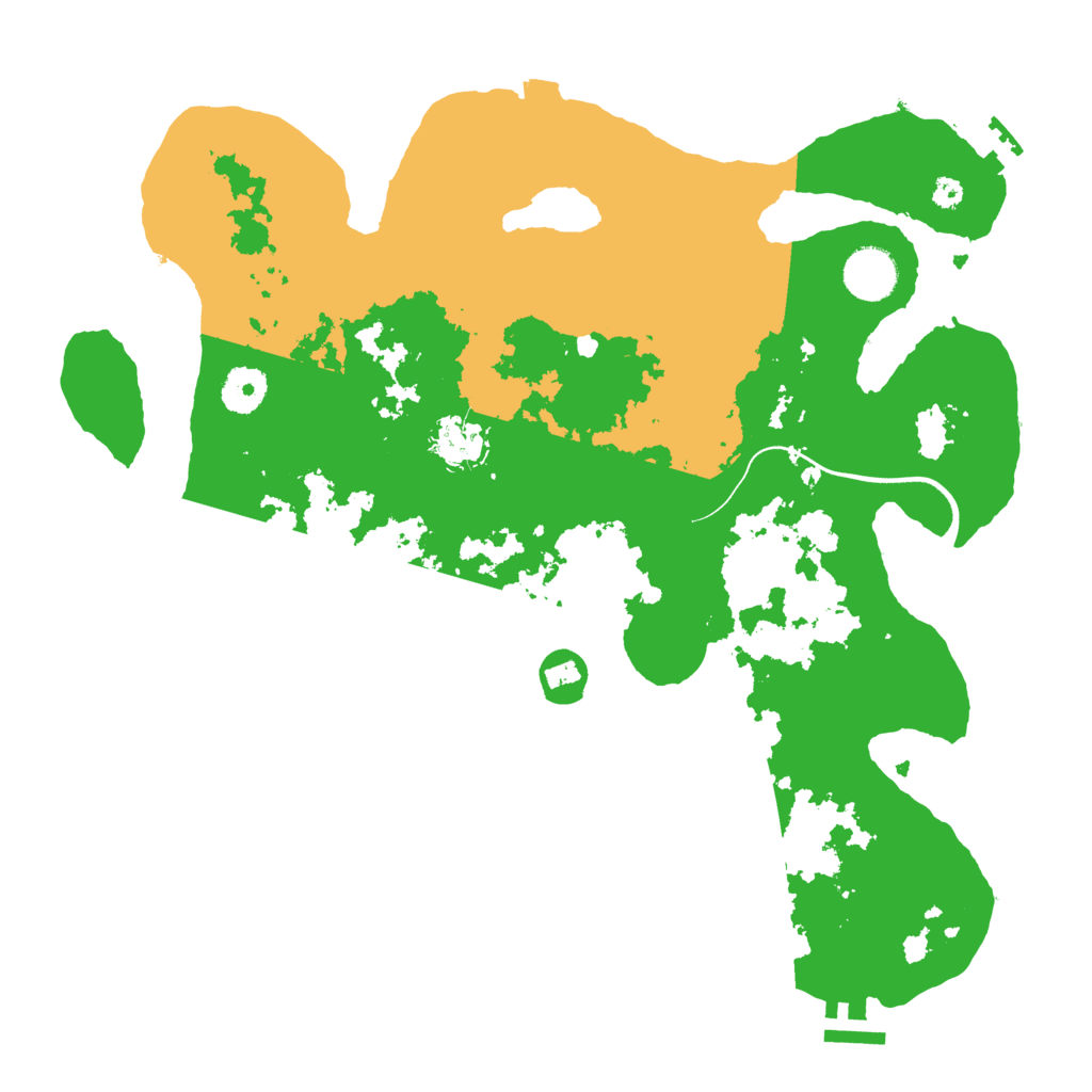 Biome Rust Map: Procedural Map, Size: 3599, Seed: 2147483647