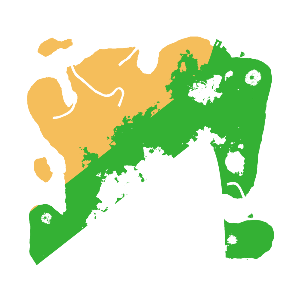 Biome Rust Map: Procedural Map, Size: 3000, Seed: 32503445