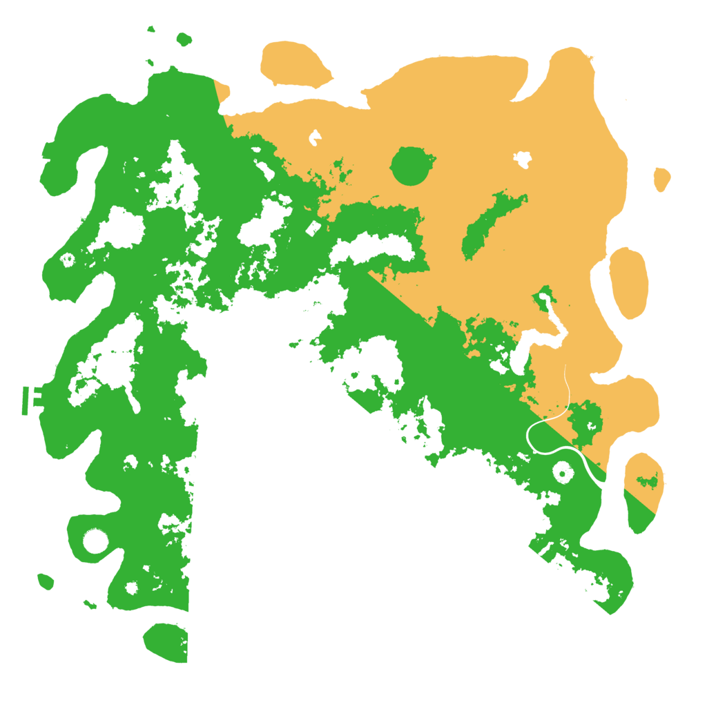 Biome Rust Map: Procedural Map, Size: 5000, Seed: 1294973651
