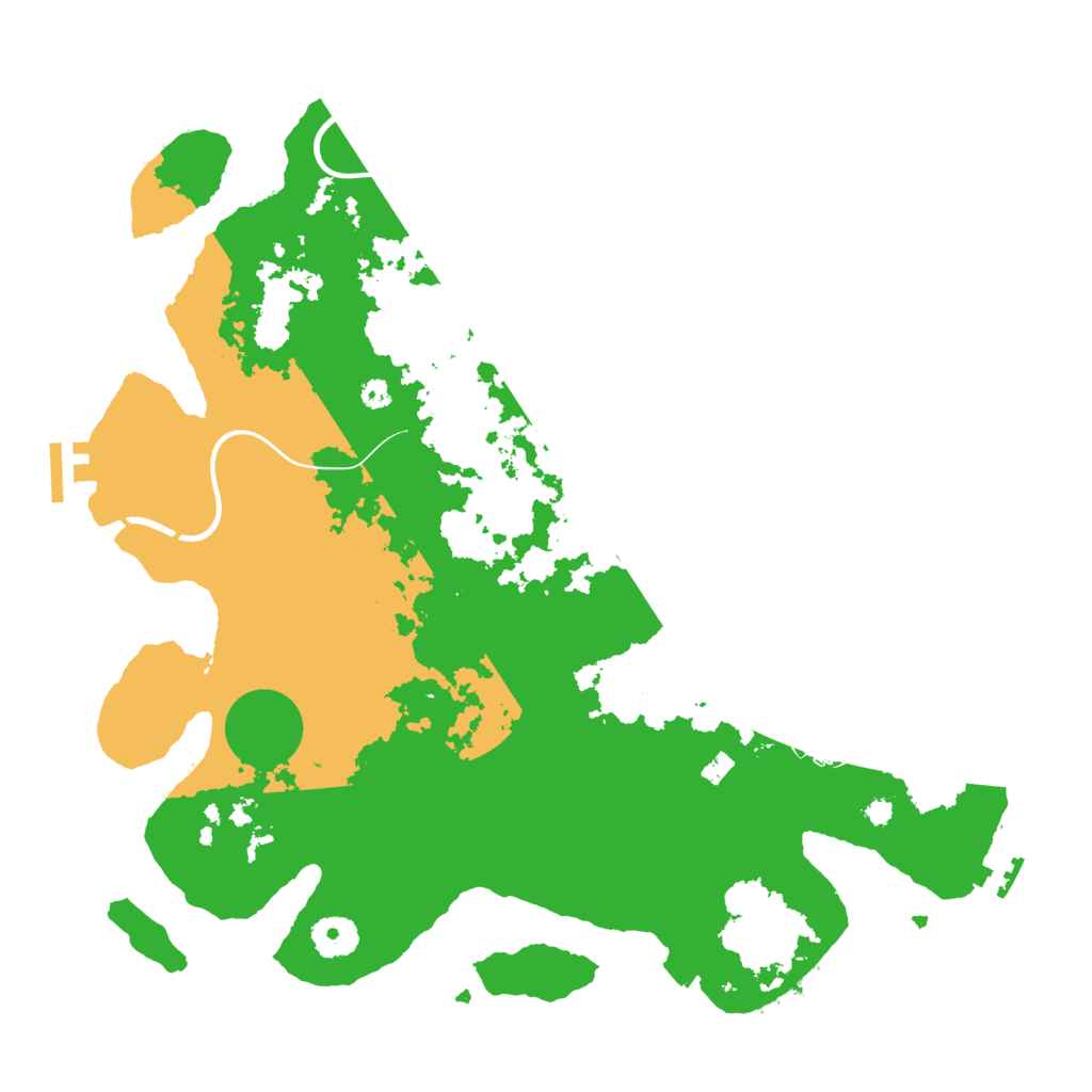 Biome Rust Map: Procedural Map, Size: 3700, Seed: 1466576427