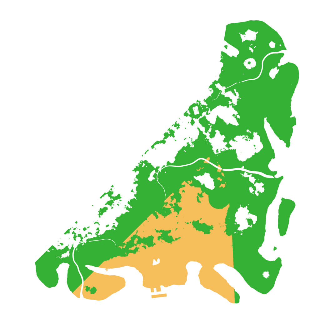 Biome Rust Map: Procedural Map, Size: 4250, Seed: 1049321213