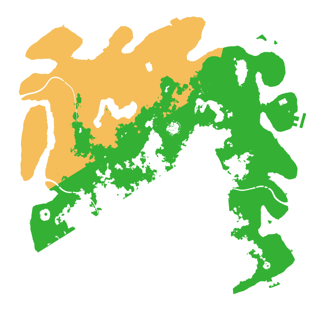 Biome Rust Map: Procedural Map, Size: 4250, Seed: 22174