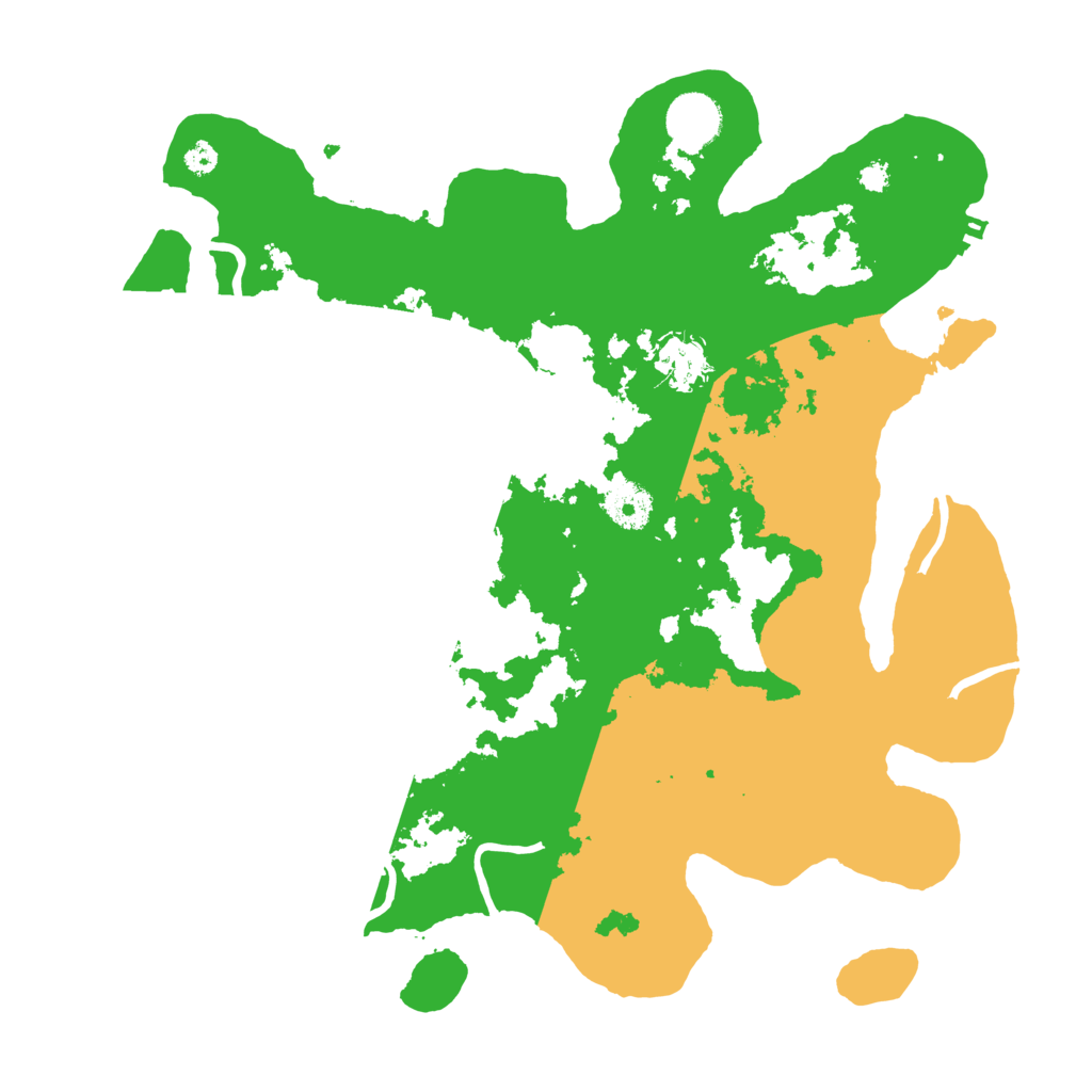 Biome Rust Map: Procedural Map, Size: 3500, Seed: 1077864954