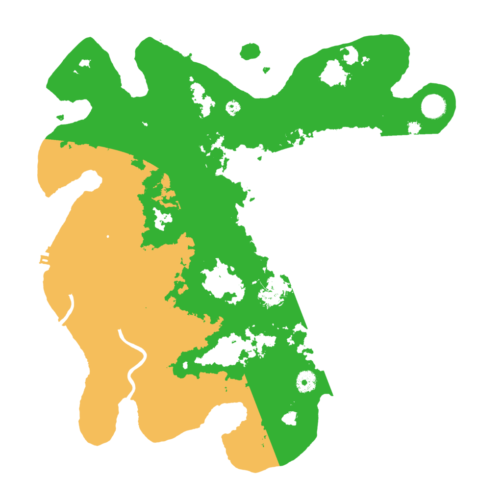 Biome Rust Map: Procedural Map, Size: 3600, Seed: 186213860