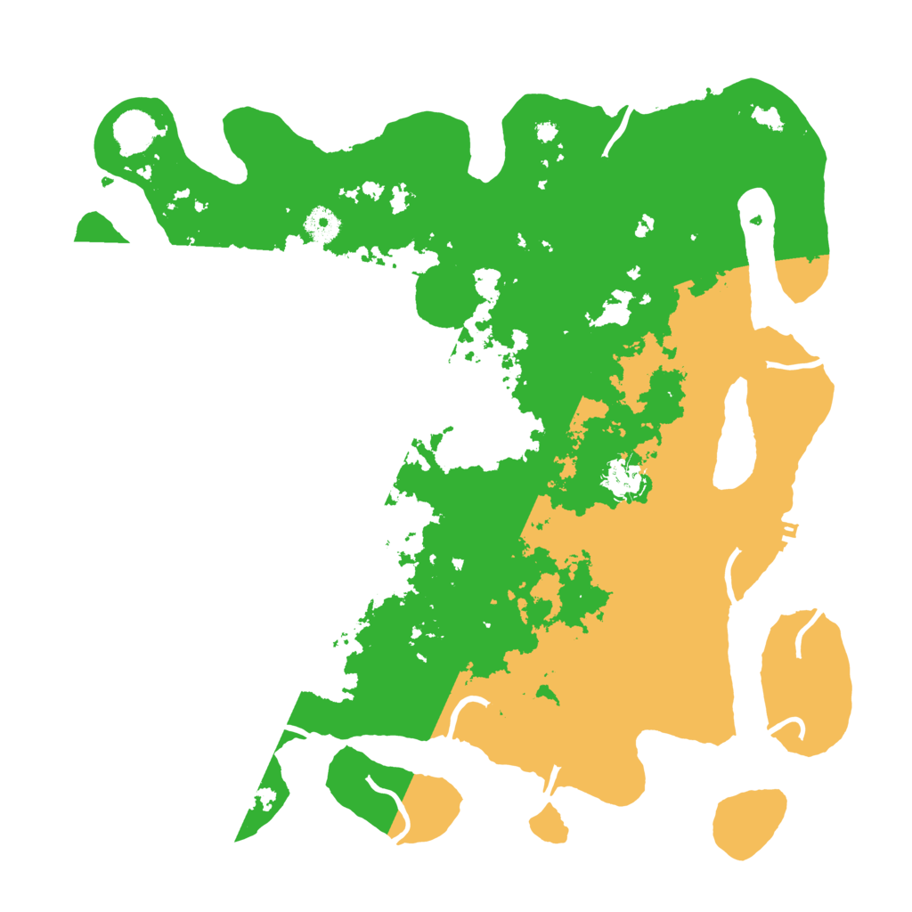 Biome Rust Map: Procedural Map, Size: 4000, Seed: 27368