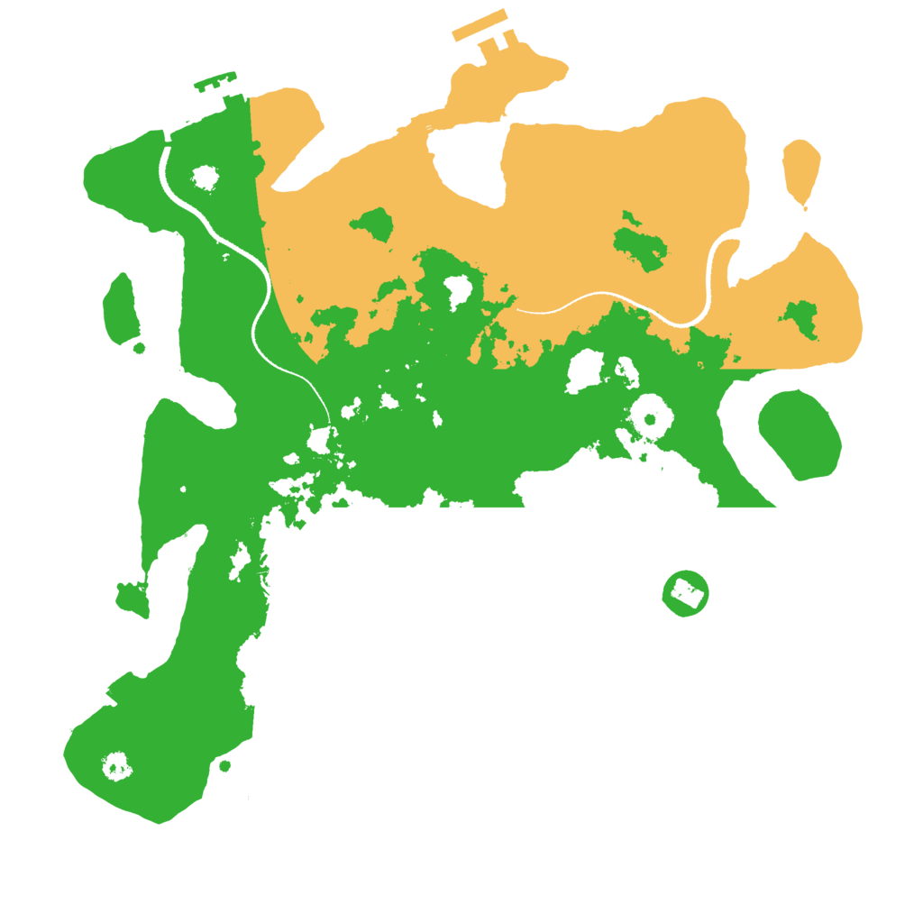 Biome Rust Map: Procedural Map, Size: 3250, Seed: 654654