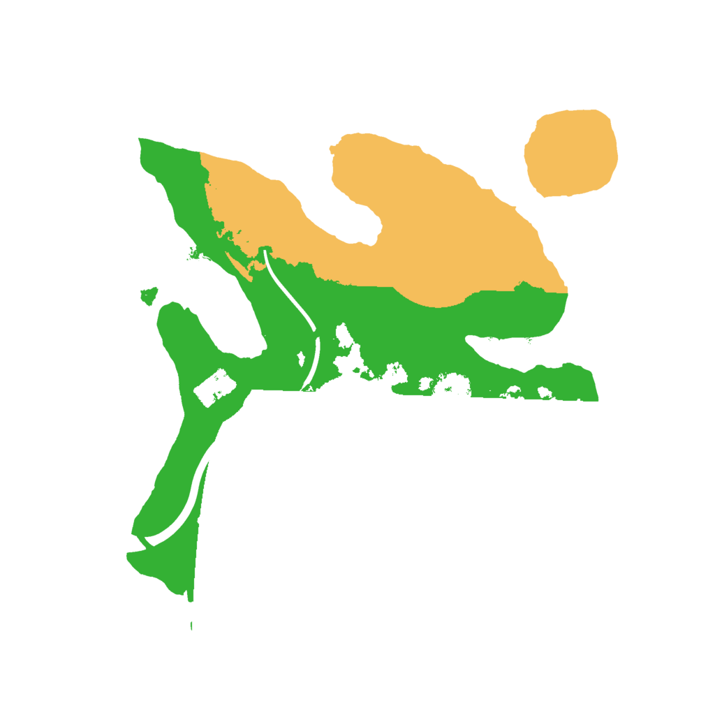 Biome Rust Map: Procedural Map, Size: 2000, Seed: 761387634
