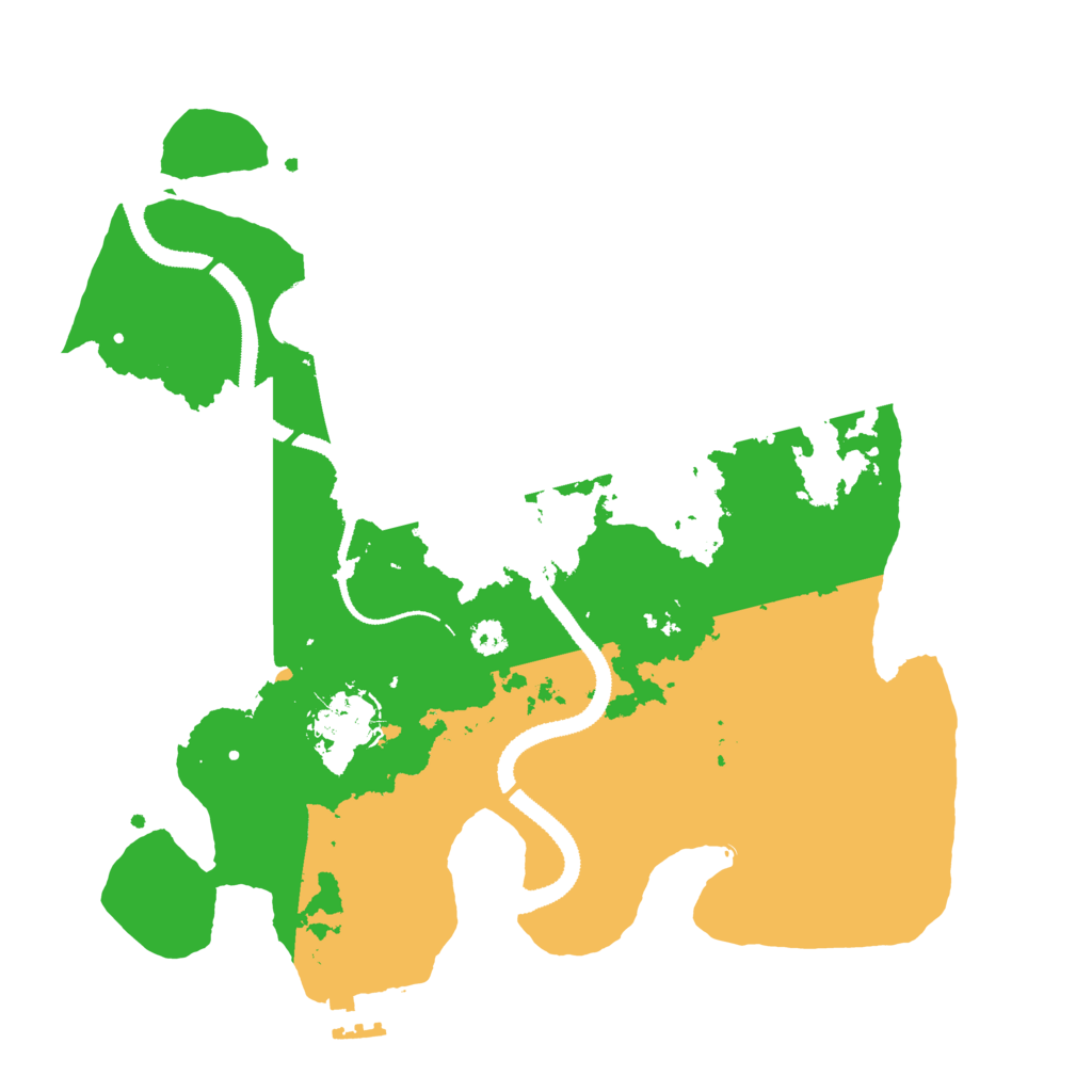 Biome Rust Map: Procedural Map, Size: 3107, Seed: 1