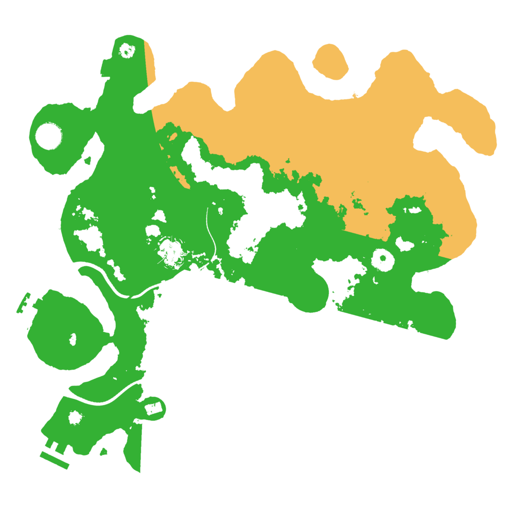 Biome Rust Map: Procedural Map, Size: 3500, Seed: 1670270841