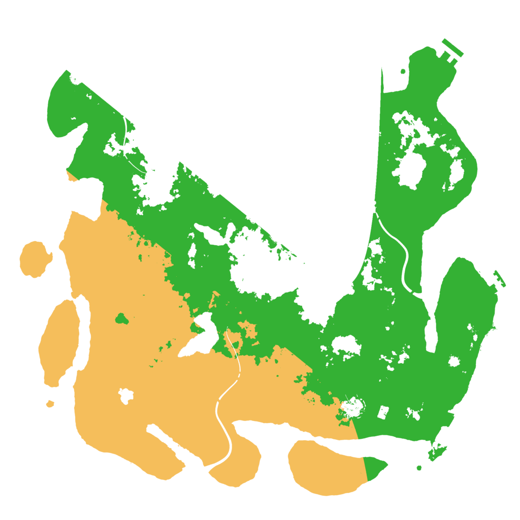 Biome Rust Map: Procedural Map, Size: 4250, Seed: 1290735330