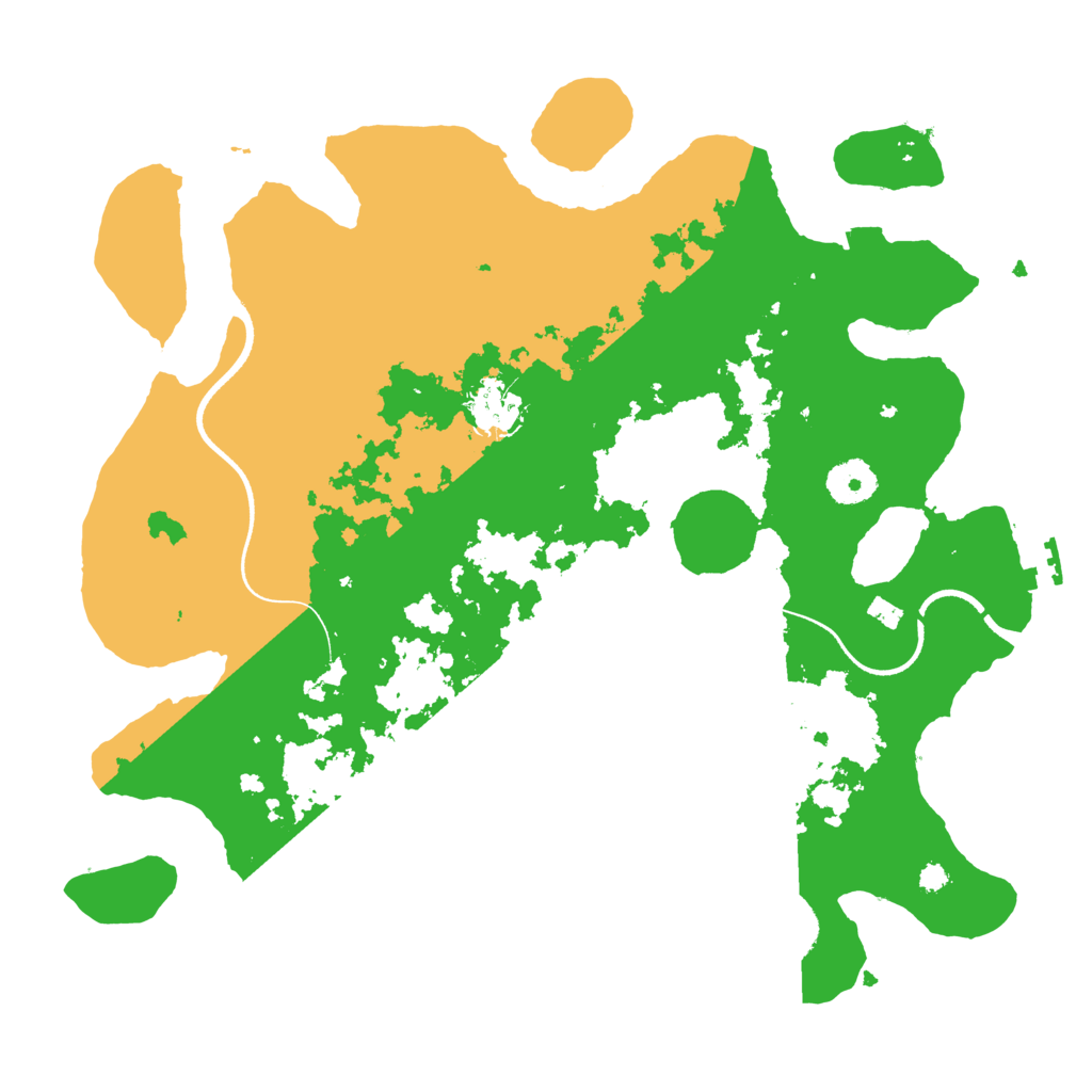 Biome Rust Map: Procedural Map, Size: 3500, Seed: 97293490
