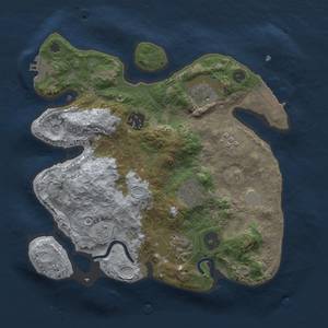 Thumbnail Rust Map: Procedural Map, Size: 2800, Seed: 112332890, 12 Monuments