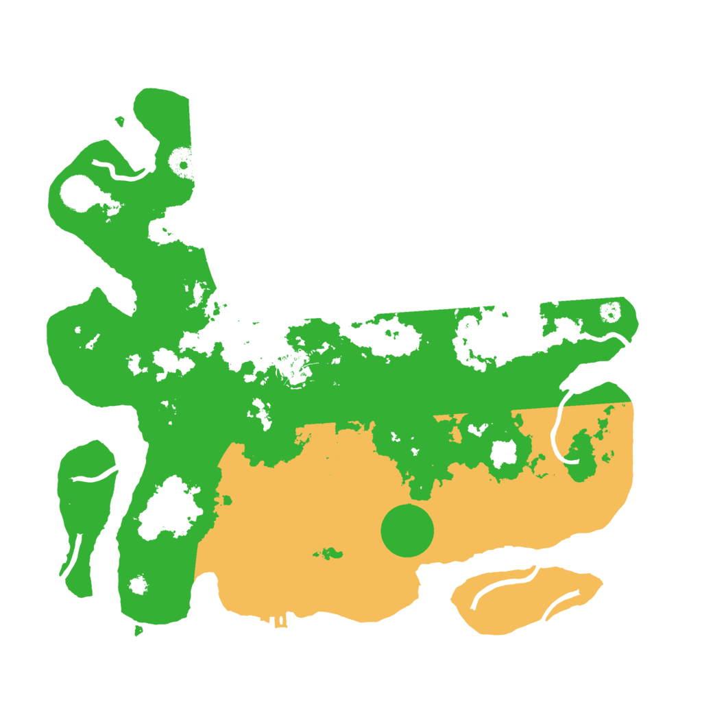 Biome Rust Map: Procedural Map, Size: 3500, Seed: 280209540