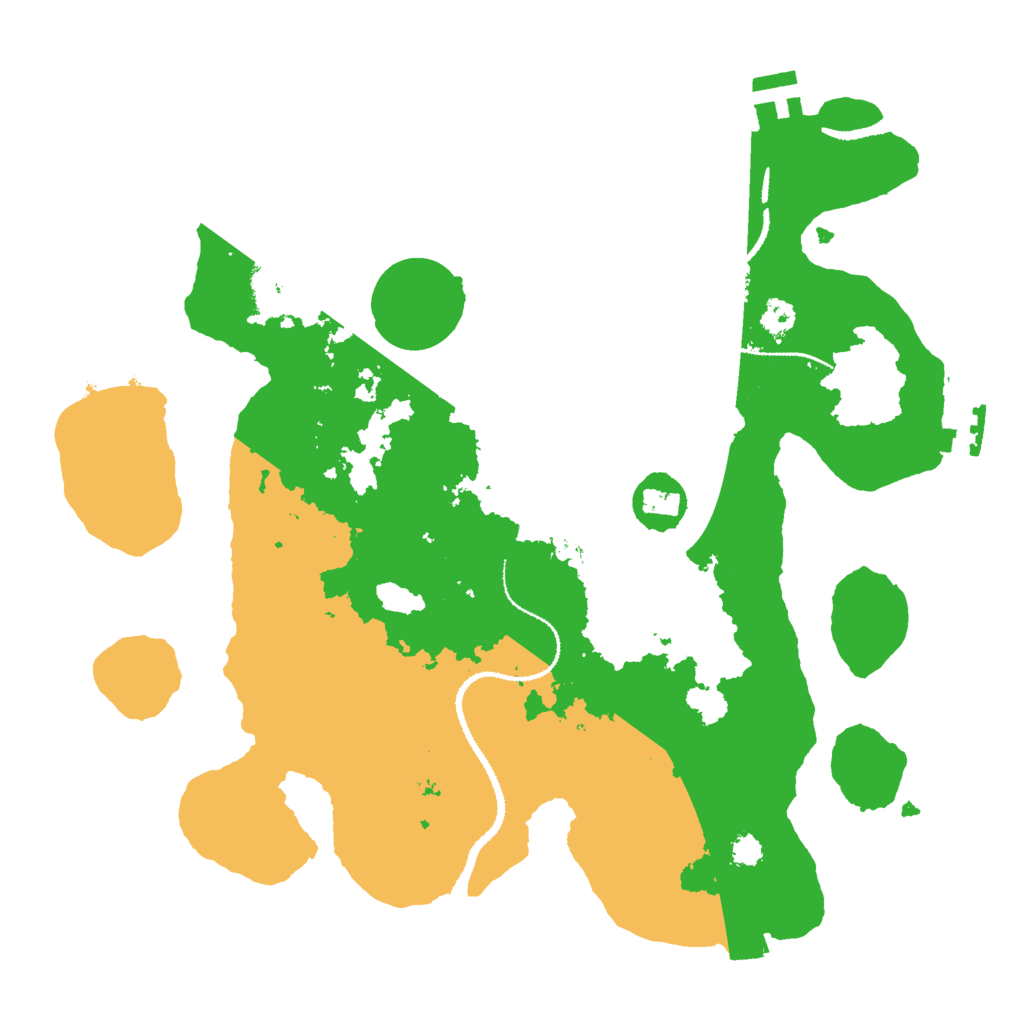 Biome Rust Map: Procedural Map, Size: 3000, Seed: 2907356