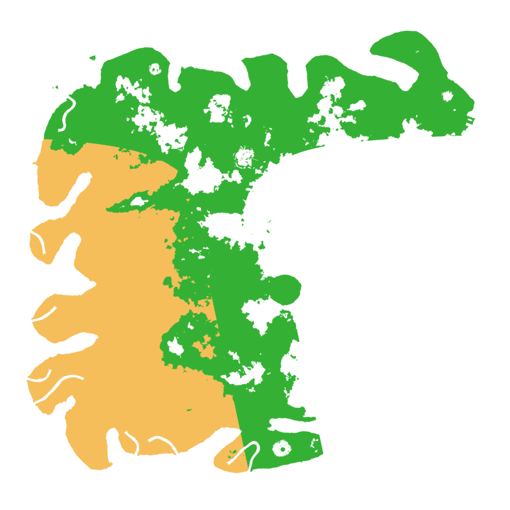 Biome Rust Map: Procedural Map, Size: 4500, Seed: 51825