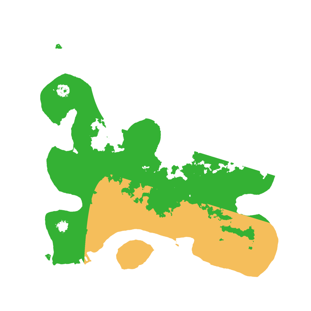 Biome Rust Map: Procedural Map, Size: 2561, Seed: 13825