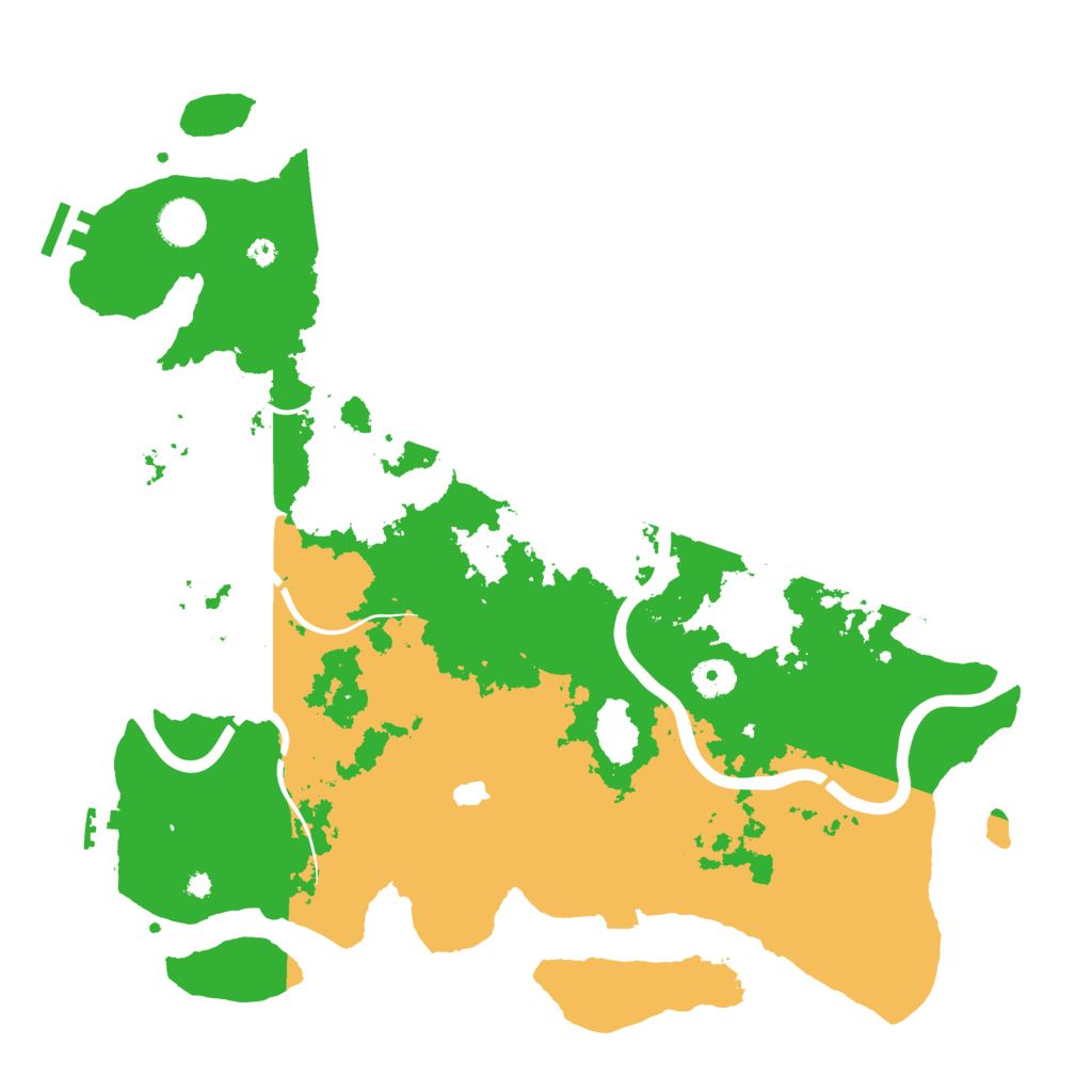 Biome Rust Map: Procedural Map, Size: 4000, Seed: 5813517