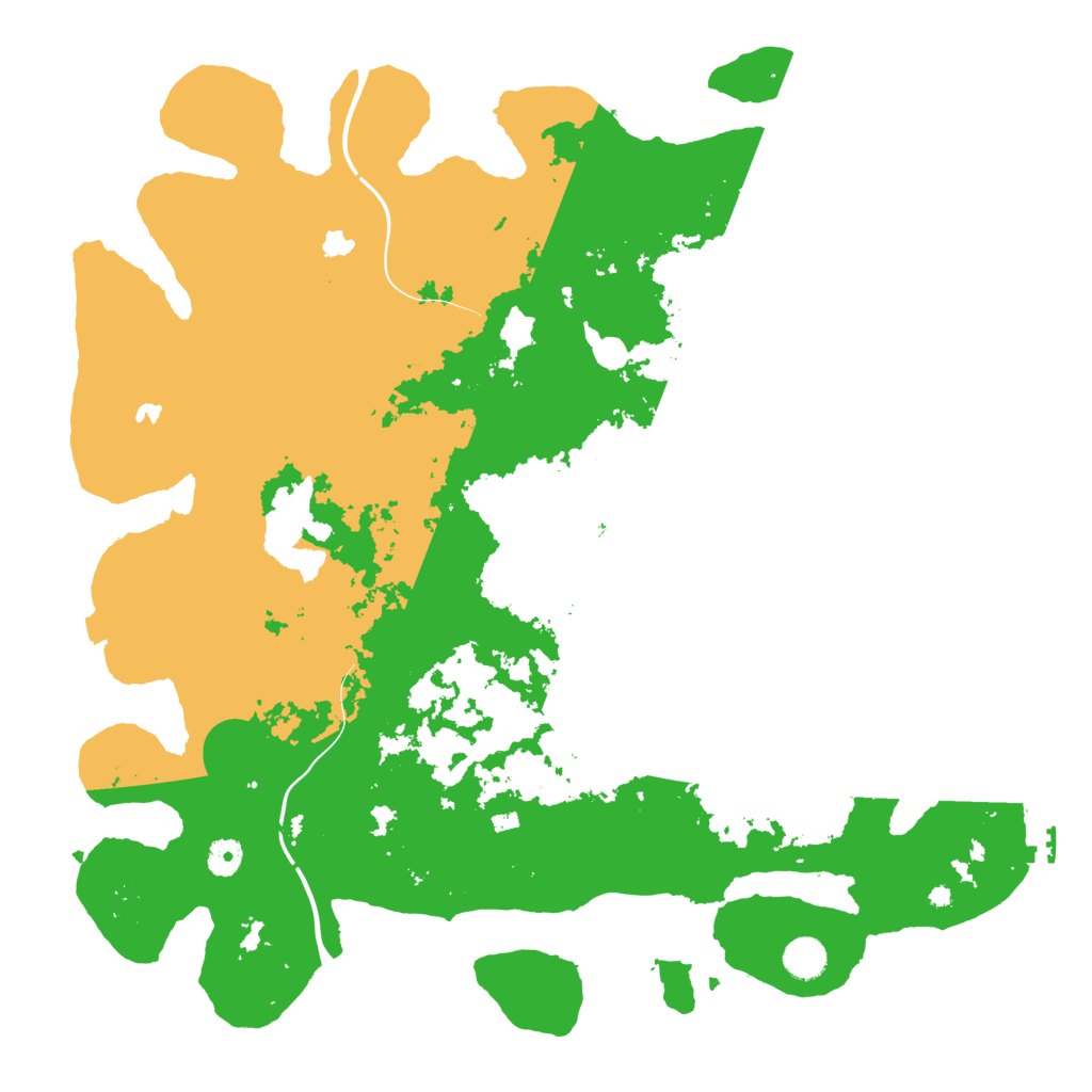 Biome Rust Map: Procedural Map, Size: 4500, Seed: 1996857162