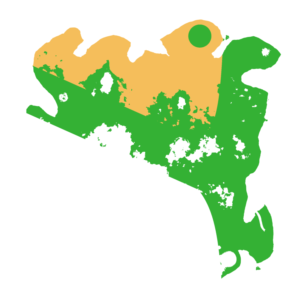 Biome Rust Map: Procedural Map, Size: 3500, Seed: 51107761