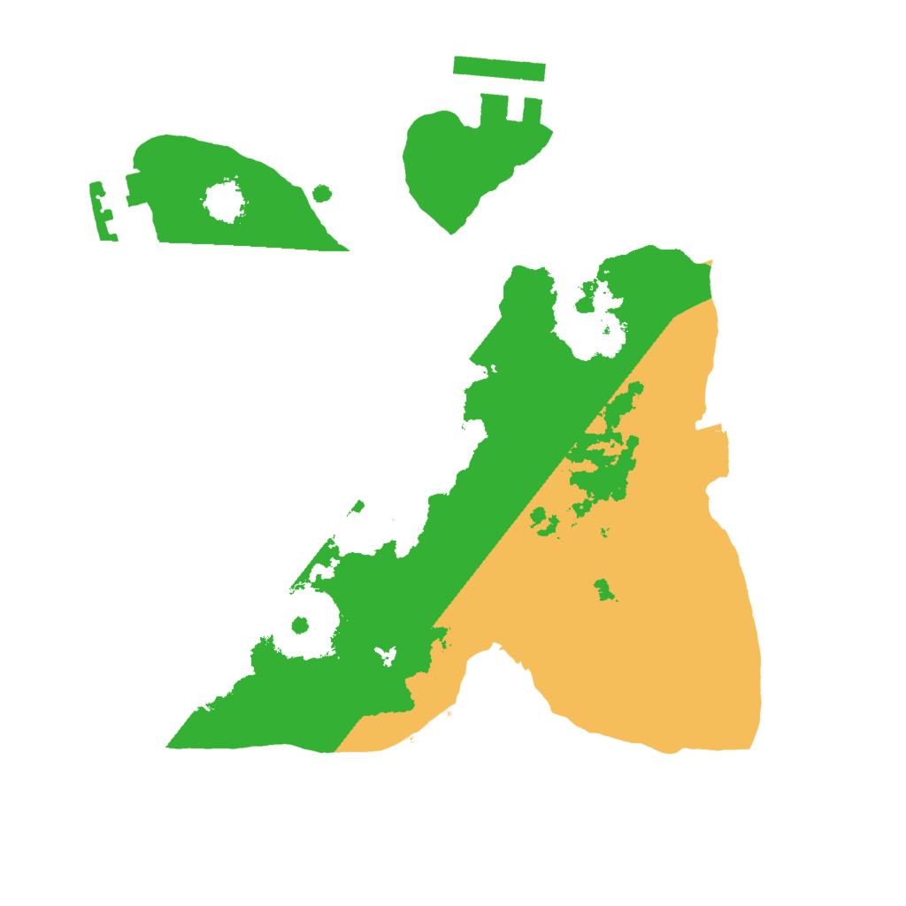 Biome Rust Map: Procedural Map, Size: 2000, Seed: 20230105