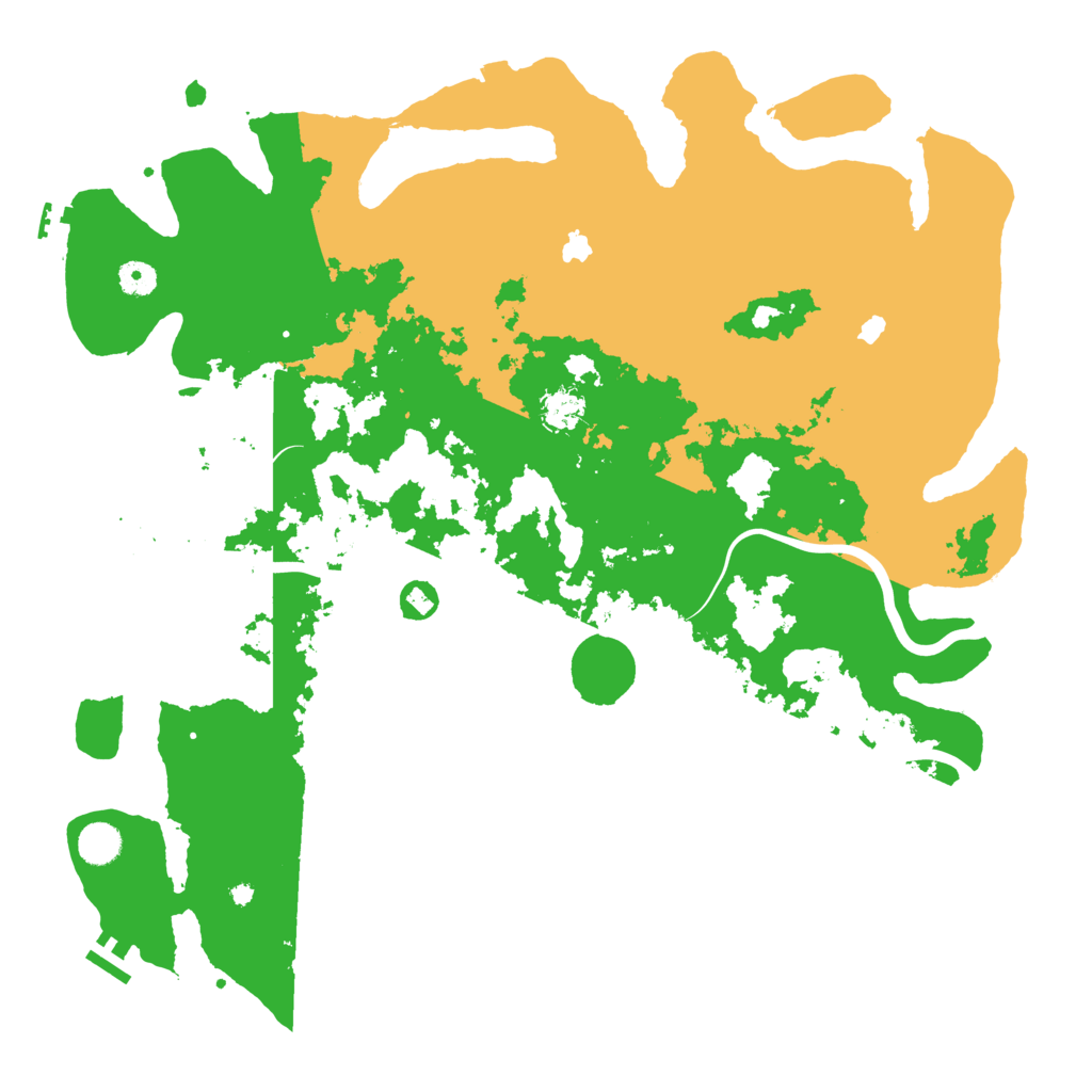Biome Rust Map: Procedural Map, Size: 4500, Seed: 204671803