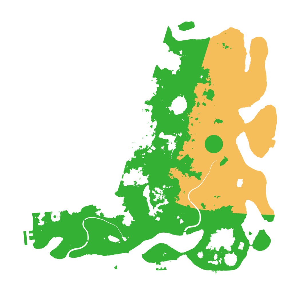 Biome Rust Map: Procedural Map, Size: 4250, Seed: 35390700