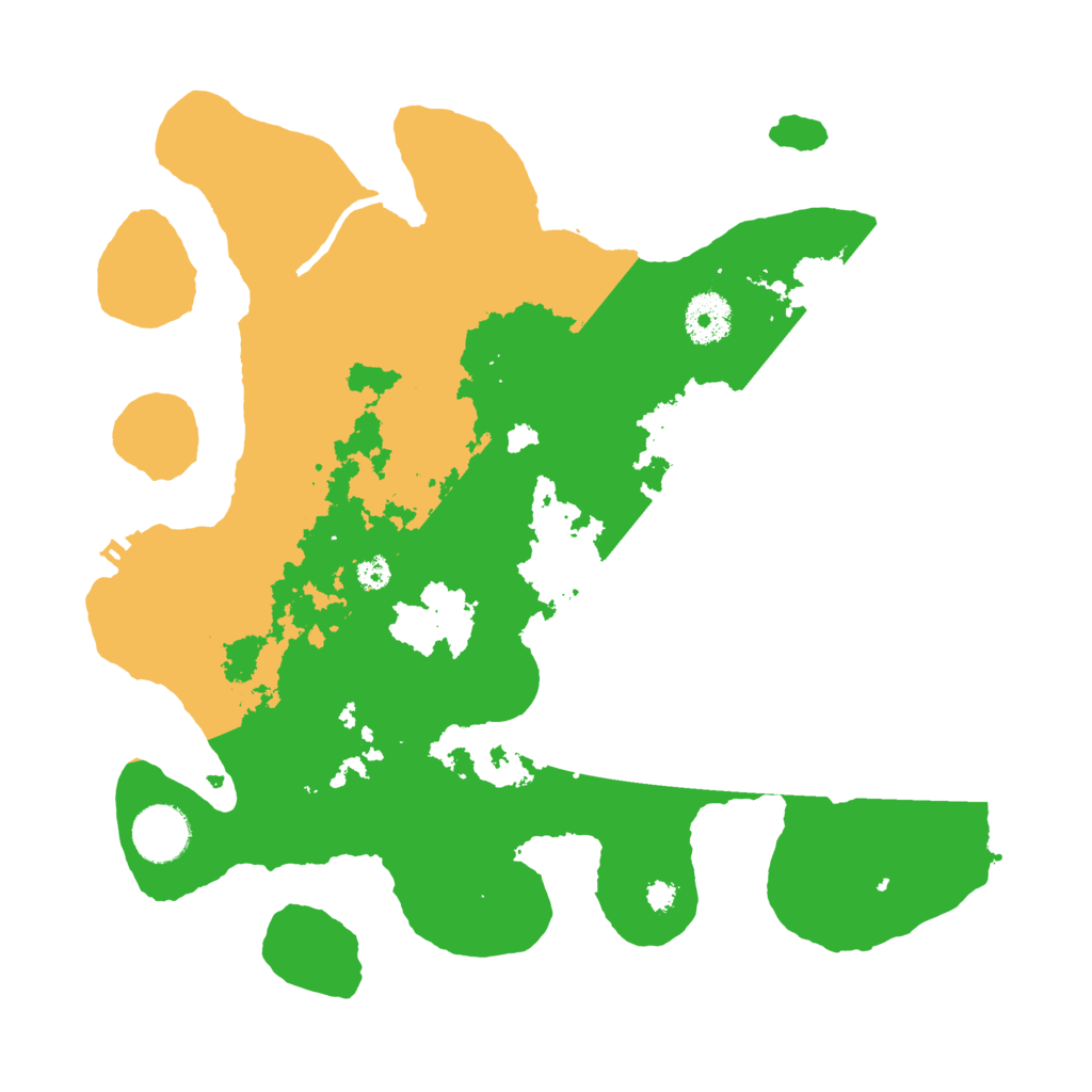 Biome Rust Map: Procedural Map, Size: 3350, Seed: 69420101