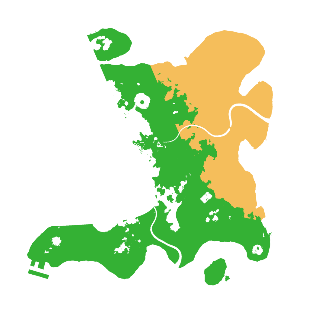 Biome Rust Map: Procedural Map, Size: 3000, Seed: 6921331