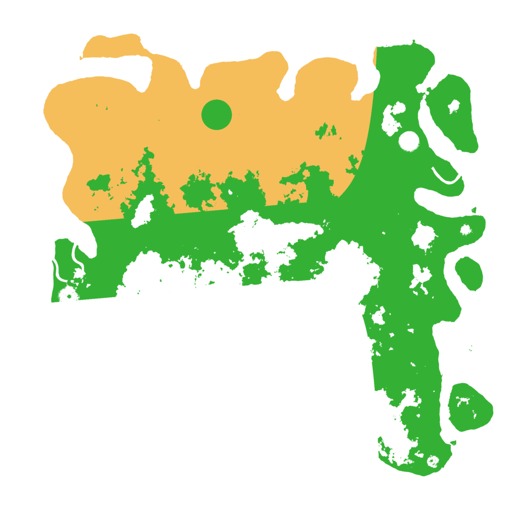 Biome Rust Map: Procedural Map, Size: 4500, Seed: 1233567