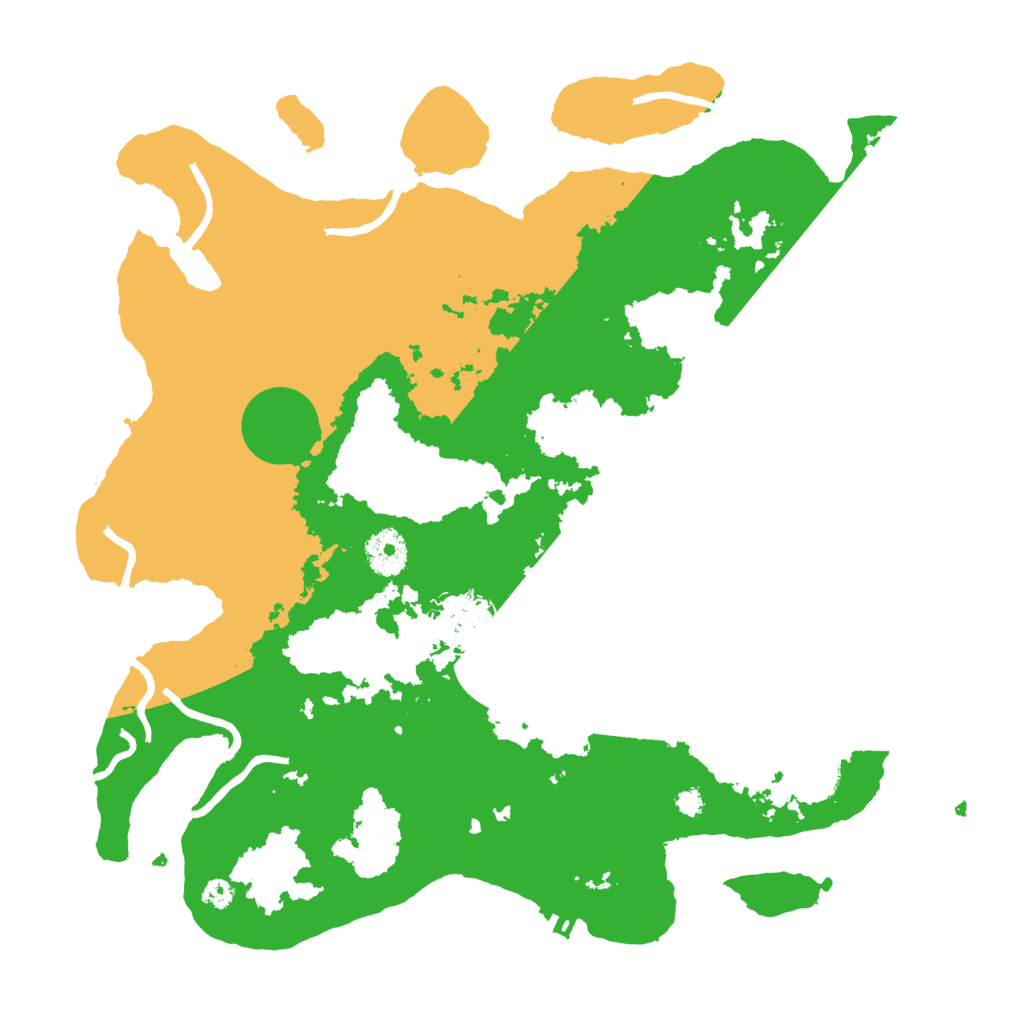 Biome Rust Map: Procedural Map, Size: 3500, Seed: 1246274517