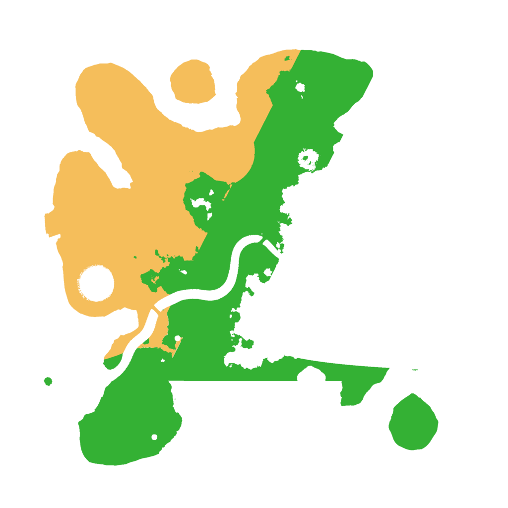 Biome Rust Map: Procedural Map, Size: 2500, Seed: 1824656969
