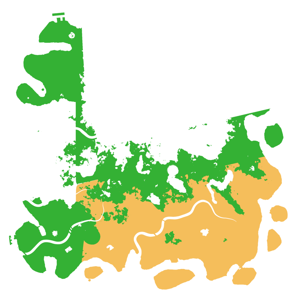 Biome Rust Map: Procedural Map, Size: 5000, Seed: 182738921