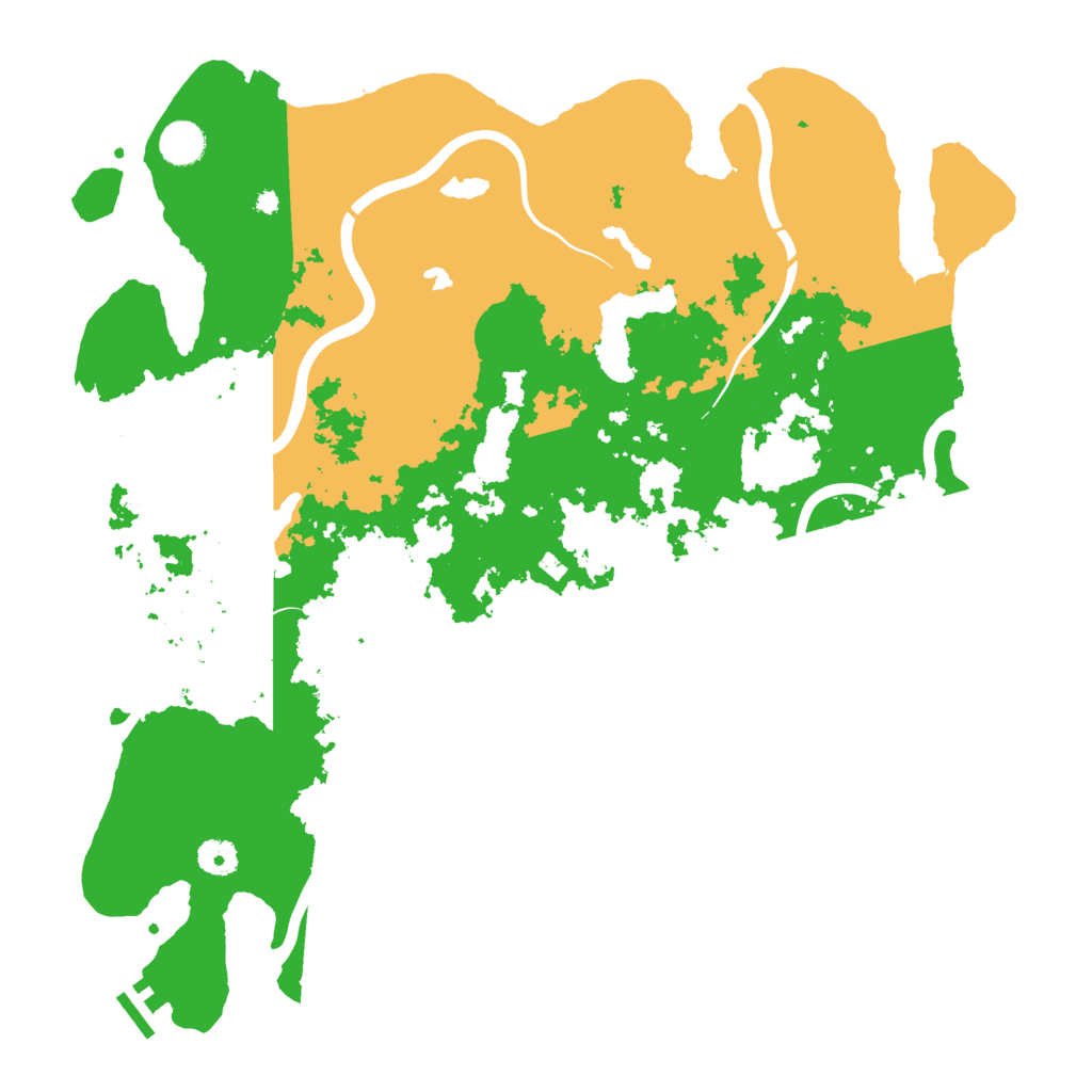 Biome Rust Map: Procedural Map, Size: 4250, Seed: 2023
