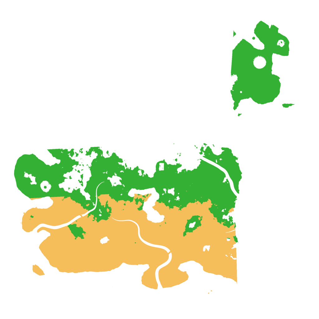 Biome Rust Map: Procedural Map, Size: 4500, Seed: 8593858