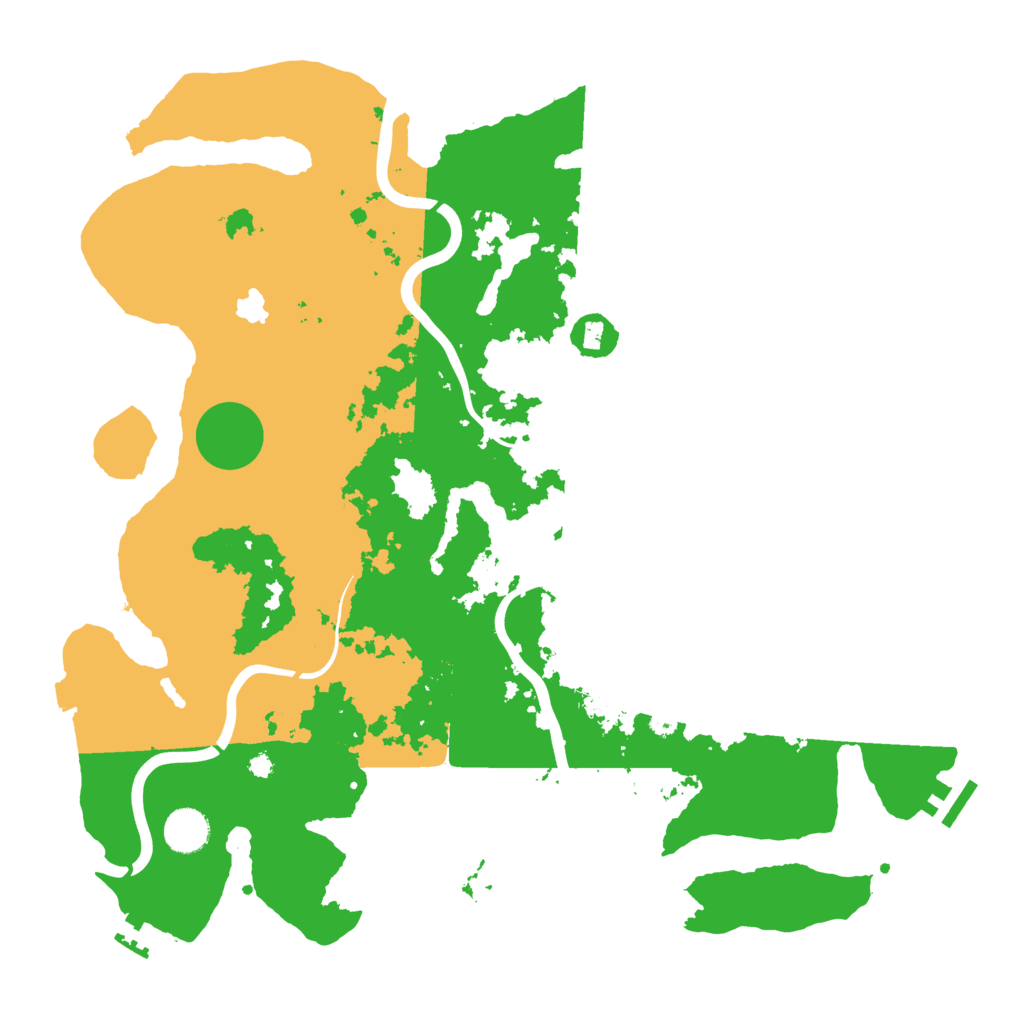 Biome Rust Map: Procedural Map, Size: 4000, Seed: 1132866119