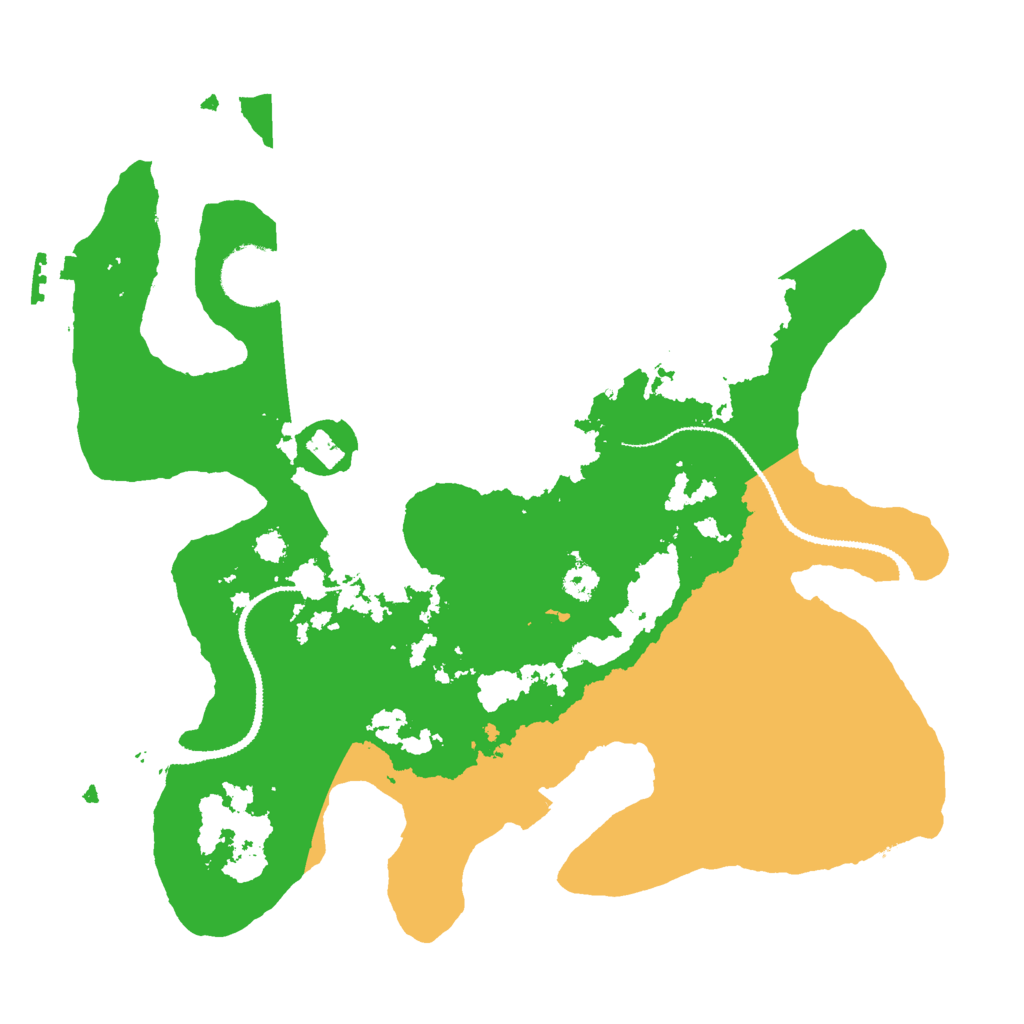 Biome Rust Map: Procedural Map, Size: 3000, Seed: 27396172