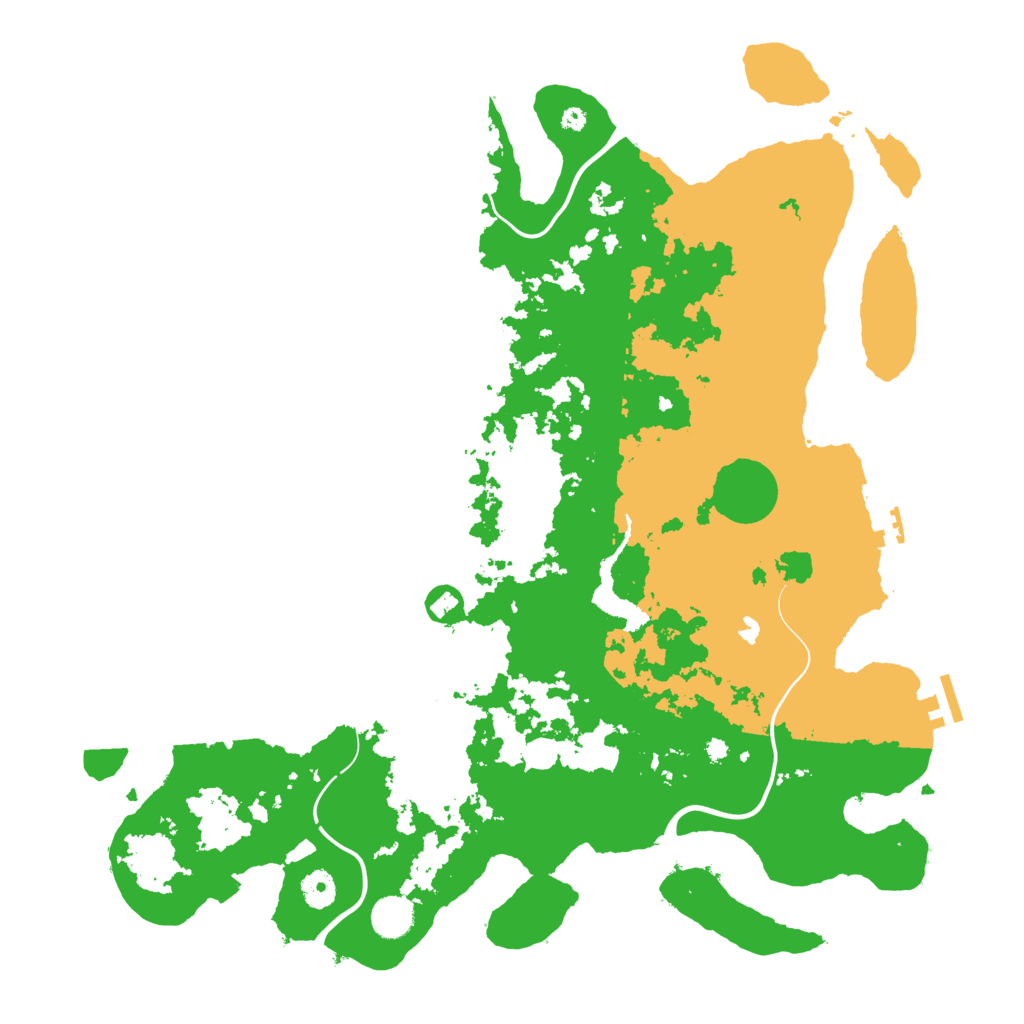 Biome Rust Map: Procedural Map, Size: 4250, Seed: 597095642